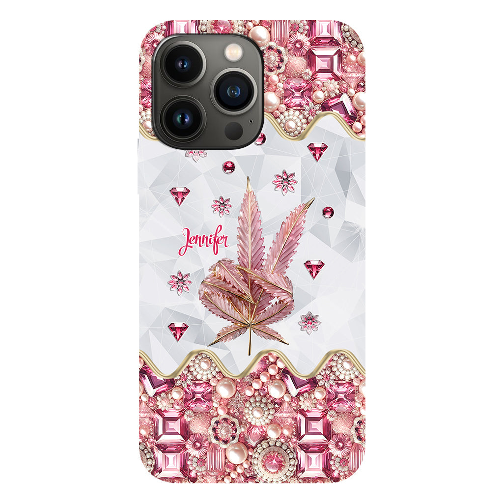 Il y a toujours du cannabis quelque part - Coque de téléphone et support de téléphone personnalisés avec impression intégrale -