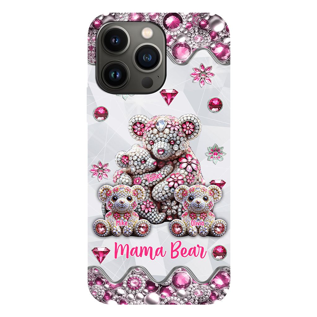 Mama Bear Gift For Mom, Grandma,.. - Personalized Mother Full Print Phone Case
