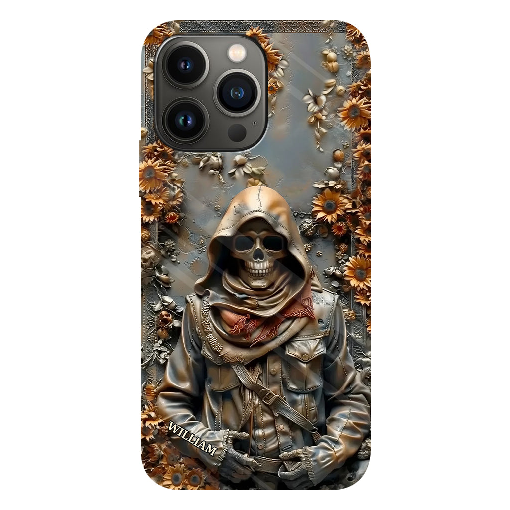 Vintage Skull - Personalized Skull Full Print Phone Case