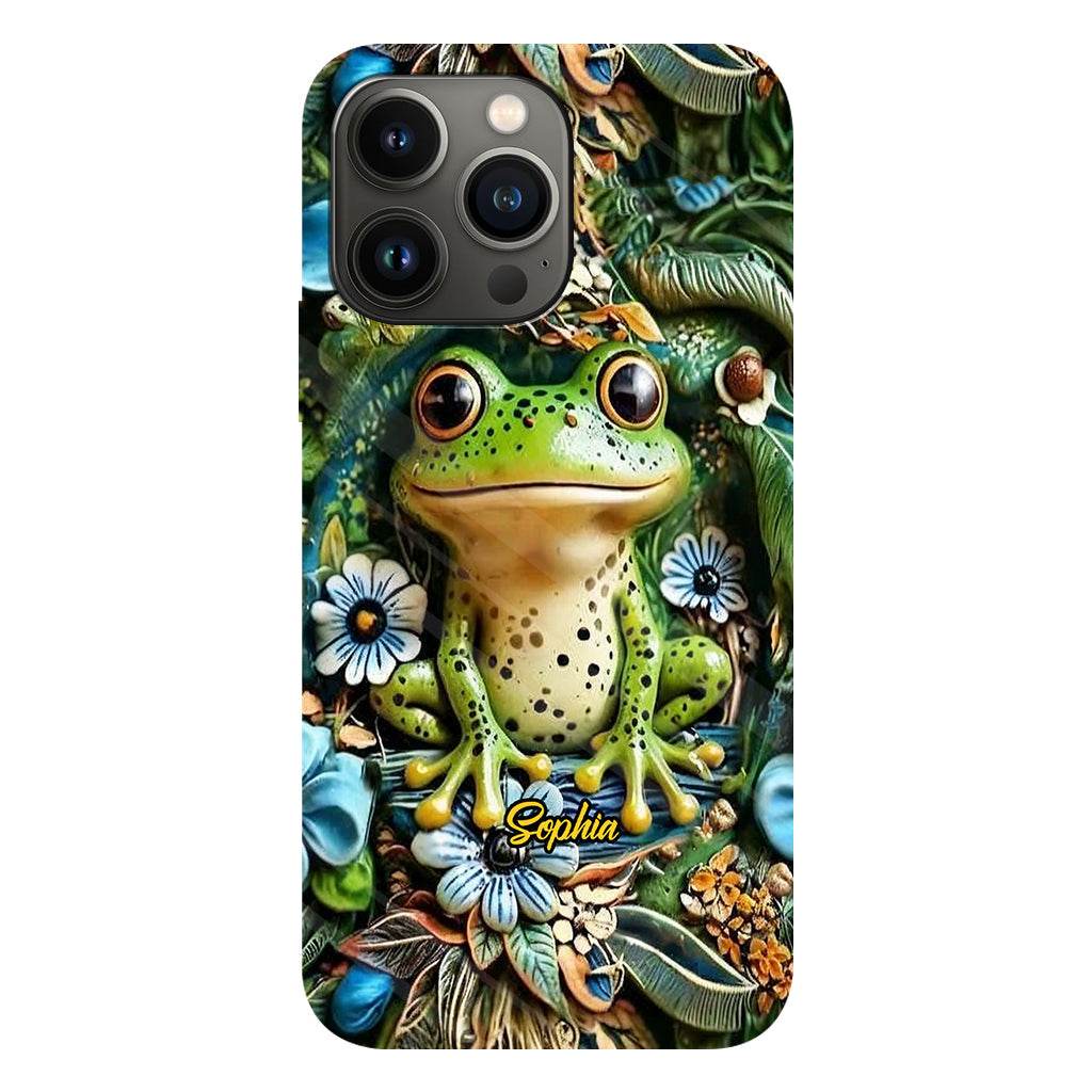 Love Frogs - Personalized Frog Full Print Phone Case