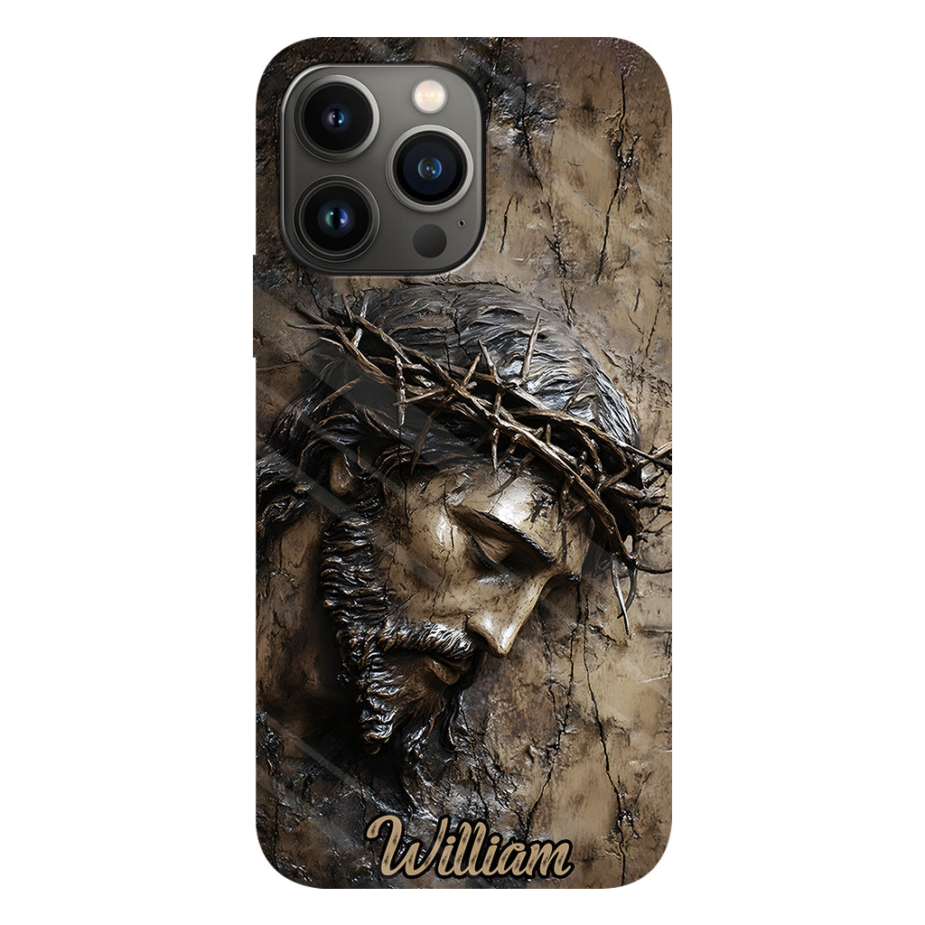 Foi, Espérance, Amour - Coque de téléphone personnalisée avec imprimé chrétien intégral