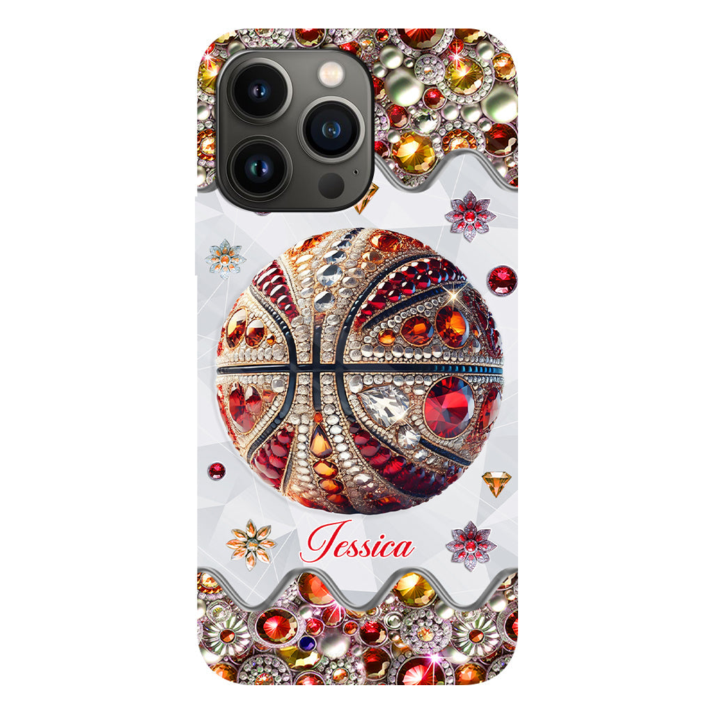 Passionné de basketball - Coque de téléphone personnalisée avec imprimé intégral de basketball