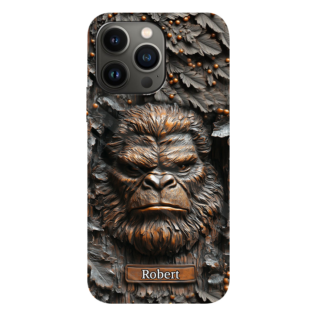 Sasquatch - Coque de téléphone personnalisée avec motif intégral pour le camping