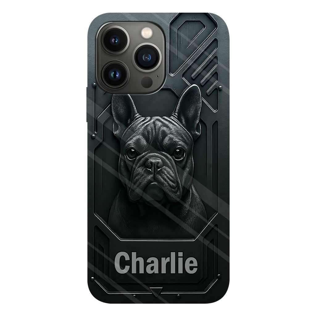 Beste Hundemama/Hundepapa – Personalisierte Handyhülle mit Hundemotiv