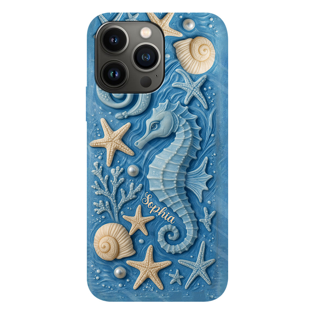 Juste une fille qui aime l'océan - Coque de téléphone personnalisée pour amoureux de la mer avec impression intégrale