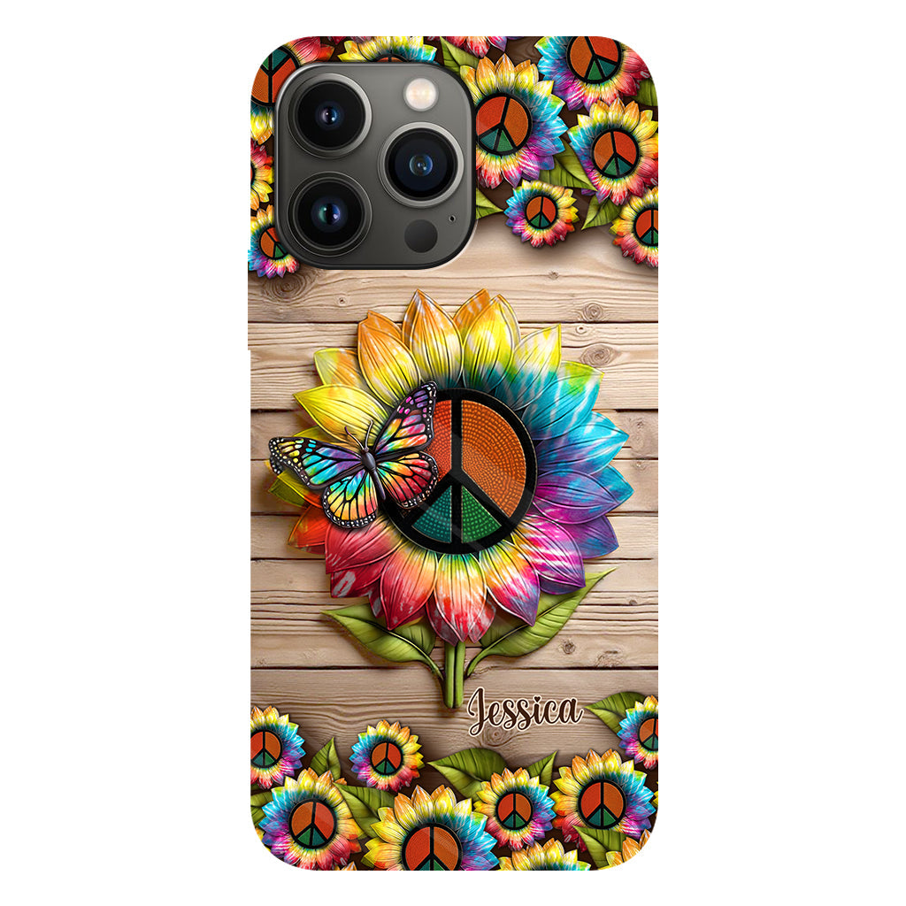 Hippie Soul – Personalisierte Handyhülle mit Hippie-Vollbilddruck