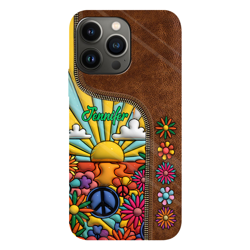 Coque de téléphone personnalisée Hippie Soul - Motif hippie intégral