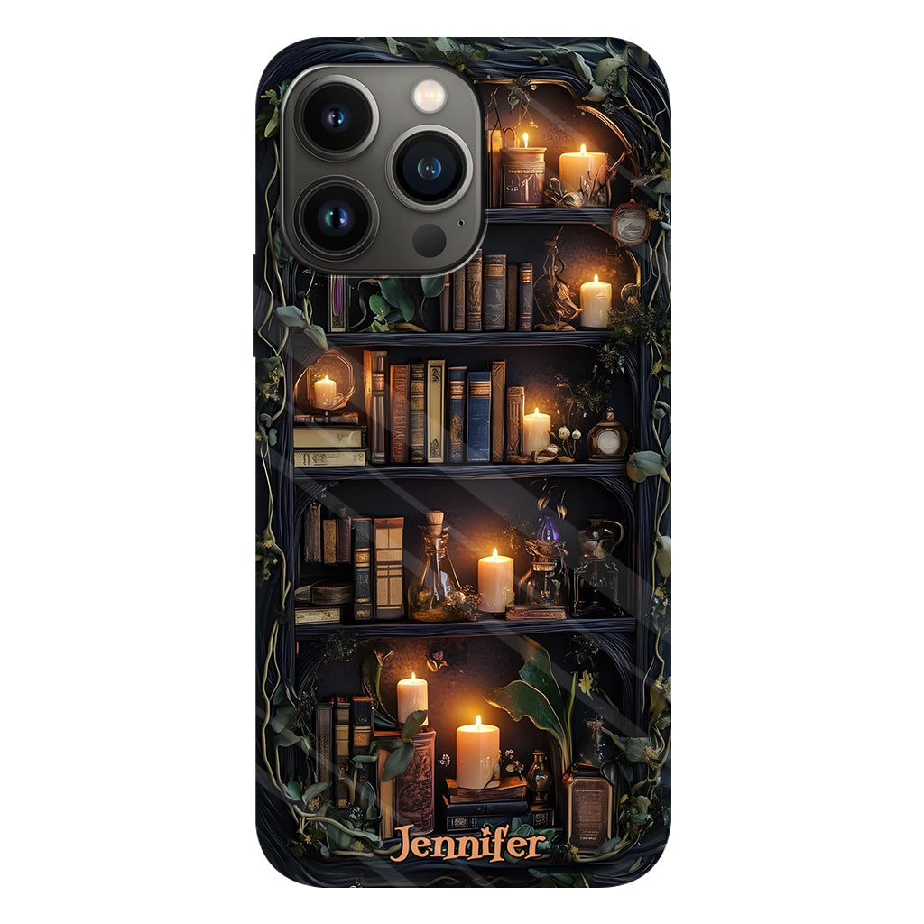 Bookself - Étui de téléphone personnalisé avec livre imprimé intégralement