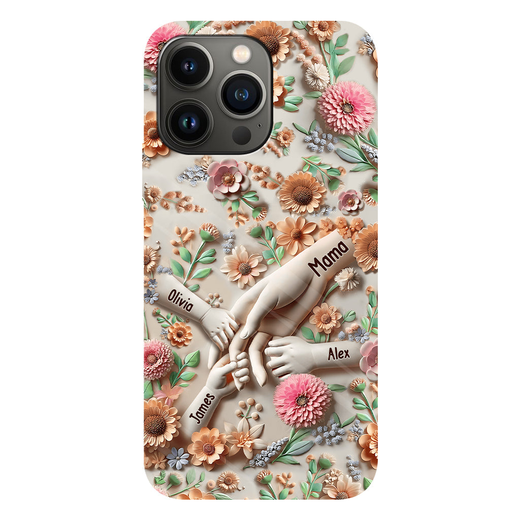 Hold Our Hands - Personalized Mother Full Print Phone Case