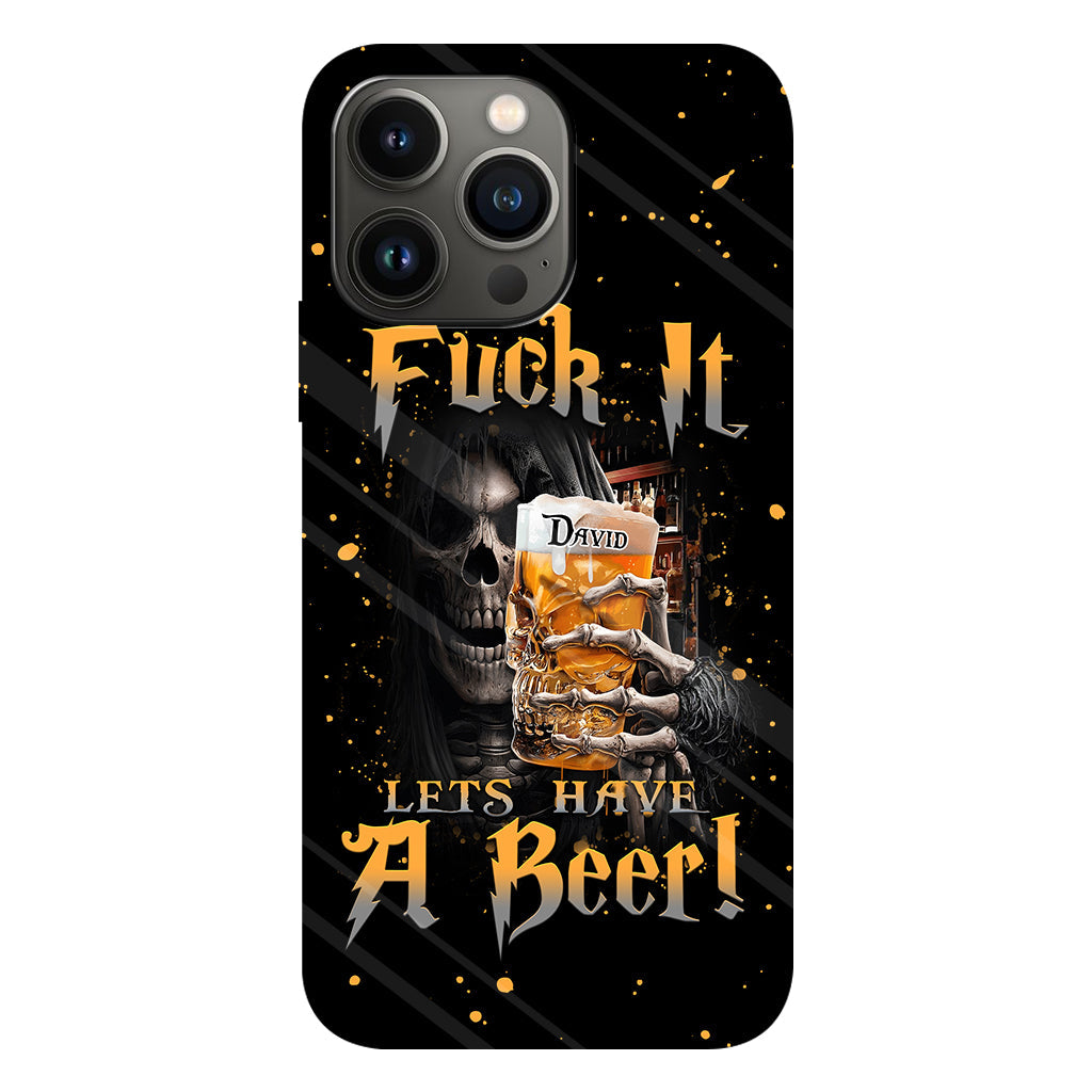 Prenons une bière ! - Coque de téléphone personnalisée avec impression intégrale sur le thème de la bière