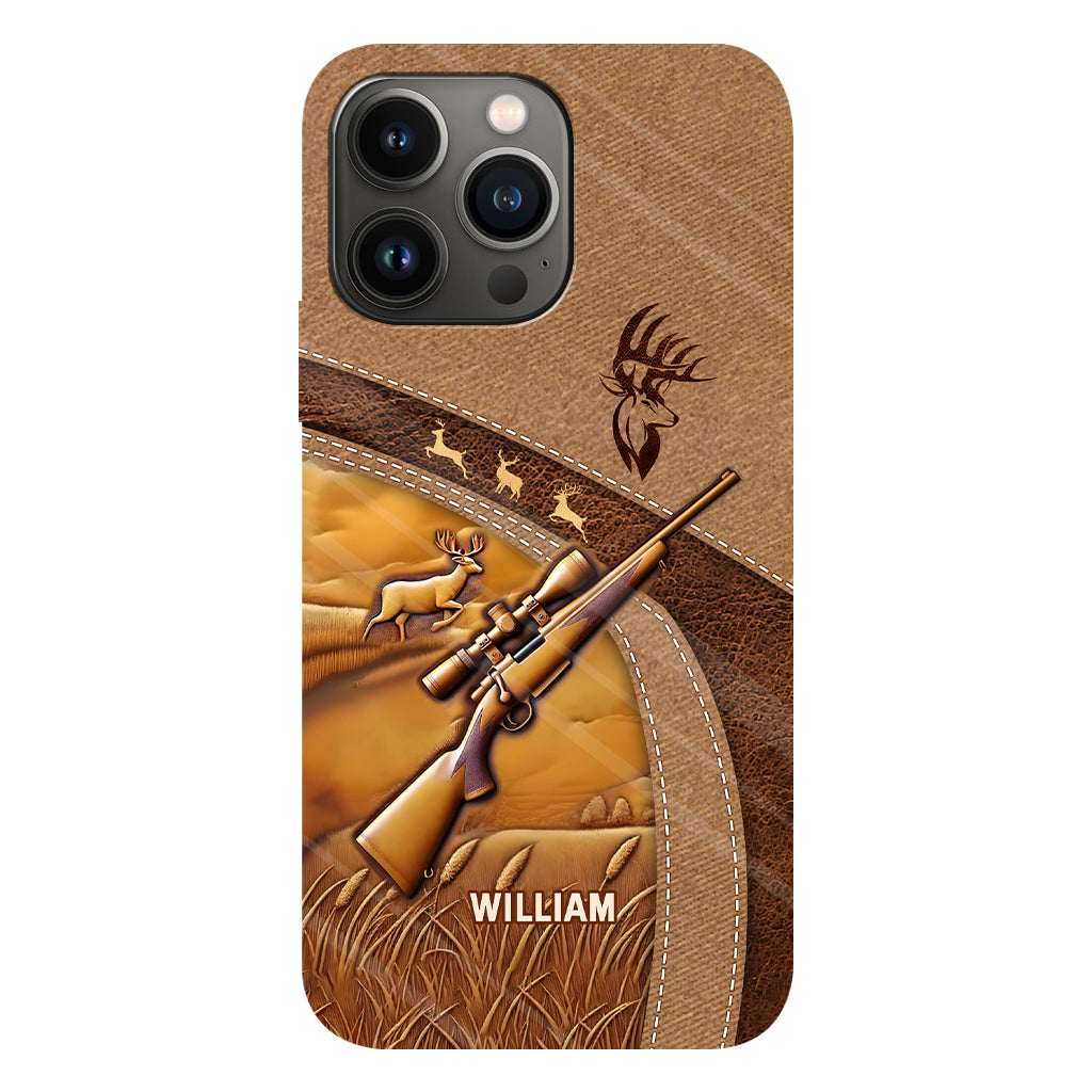 Passionné de chasse - Coque de téléphone personnalisée avec motif intégral sur le thème de la chasse