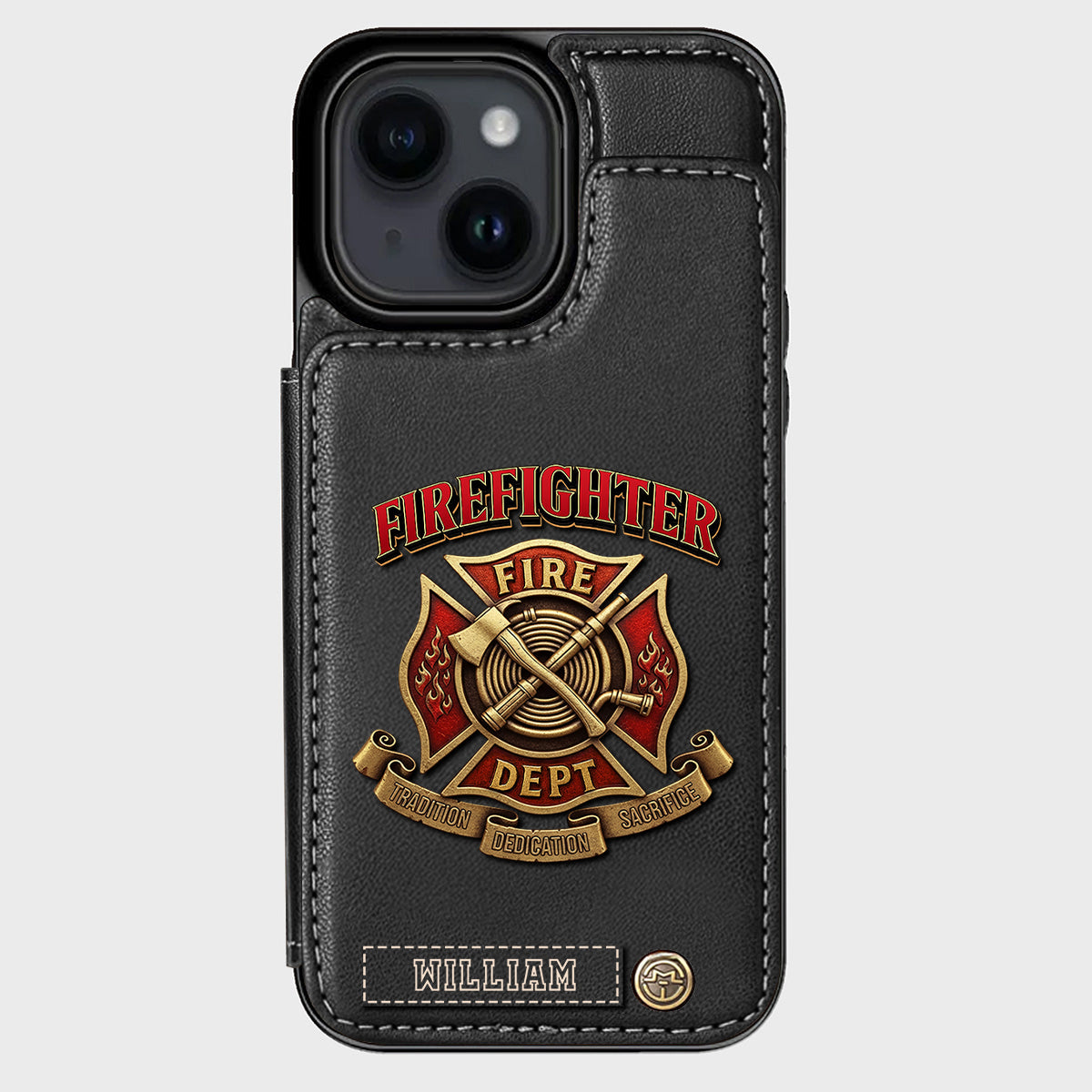 Proud Firefighter - Personalized Firefighter Wallet Phone Case