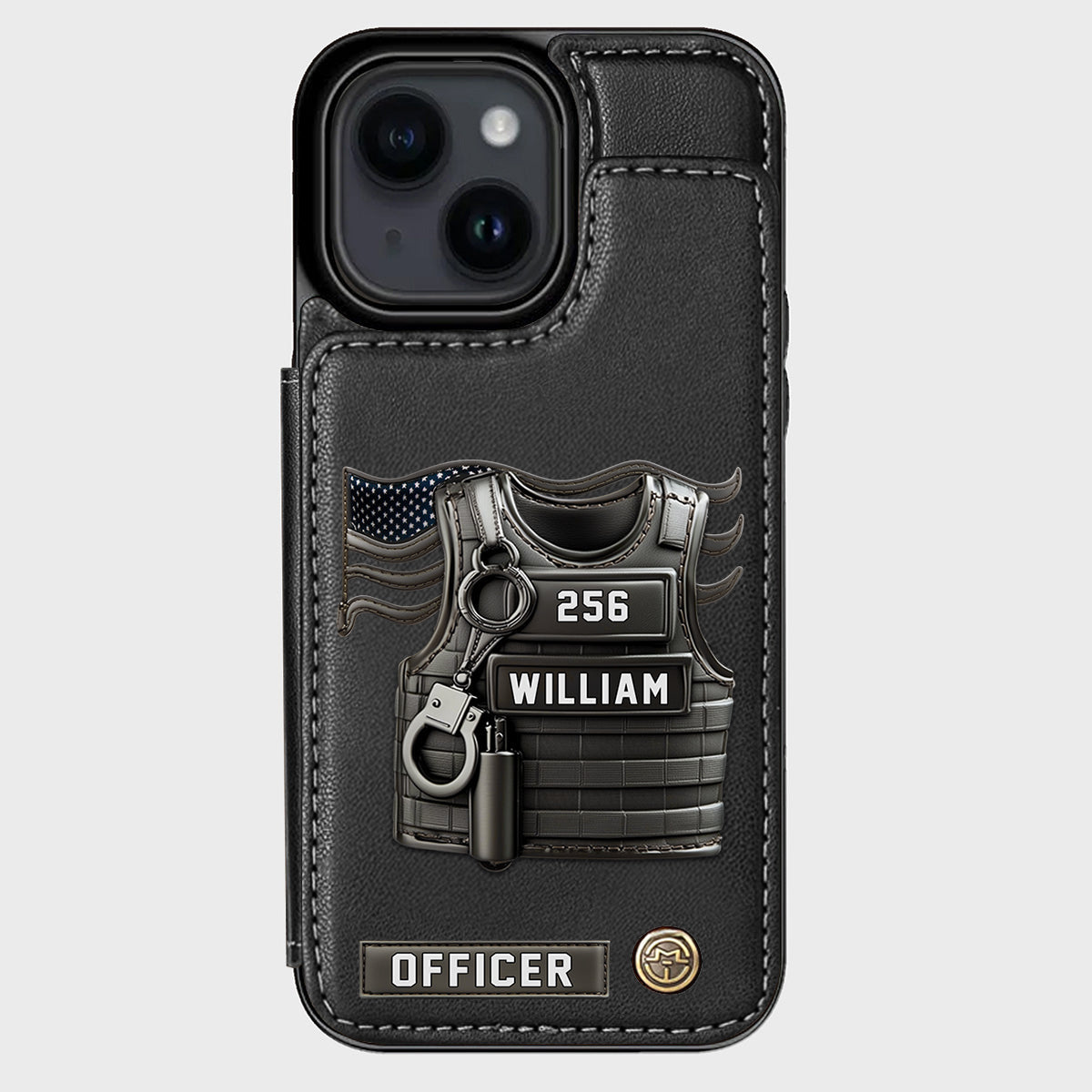 Dienen und Schützen – Personalisierte Handyhülle im Polizei-Look