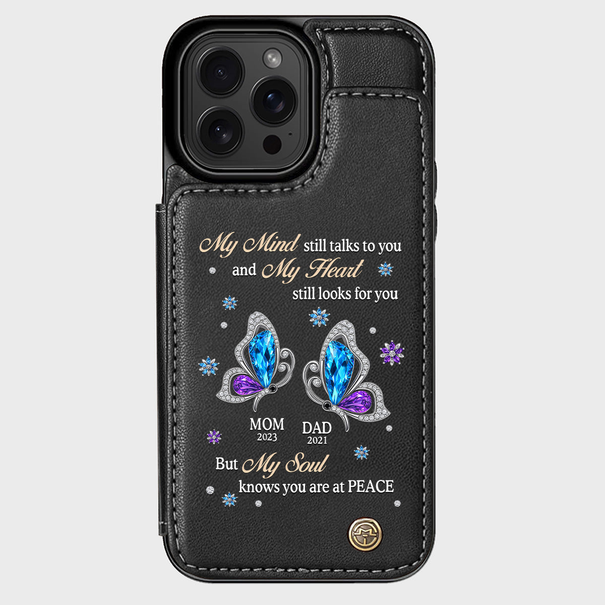 I Love You Forever - Personalized Memorial Wallet Phone Case