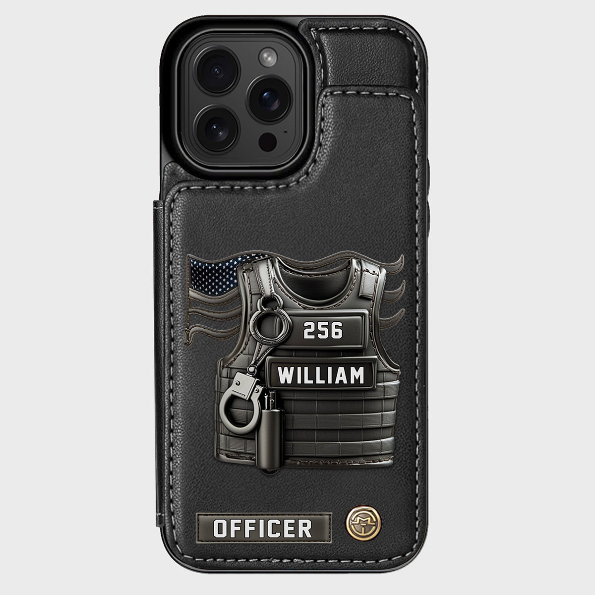 Dienen und Schützen – Personalisierte Handyhülle im Polizei-Look