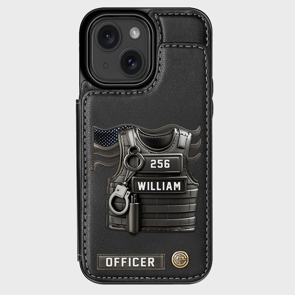 Dienen und Schützen – Personalisierte Handyhülle im Polizei-Look