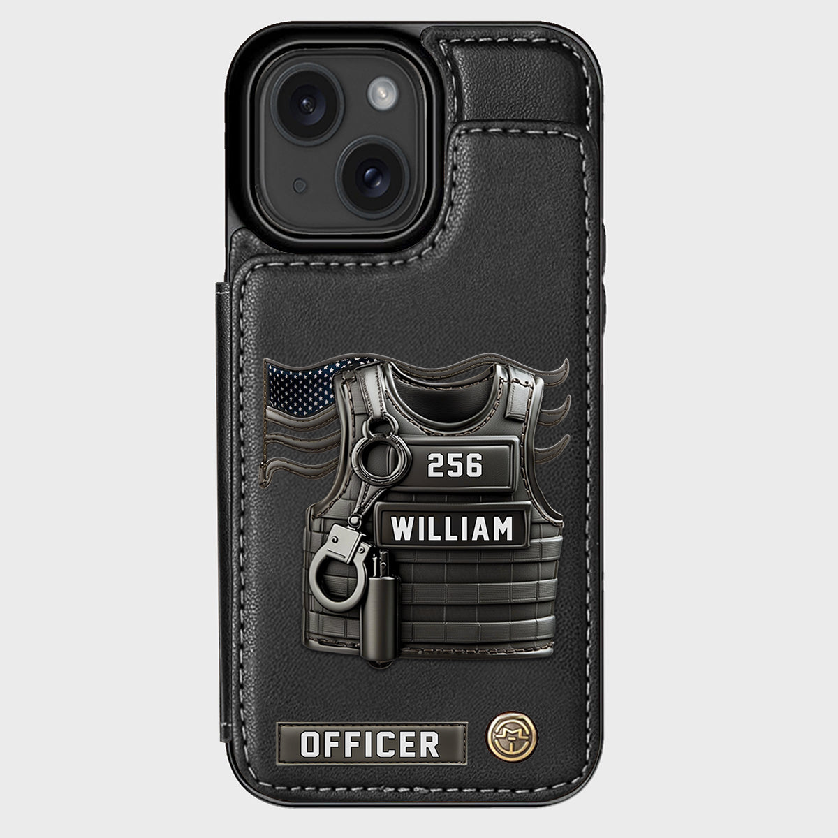 Dienen und Schützen – Personalisierte Handyhülle im Polizei-Look