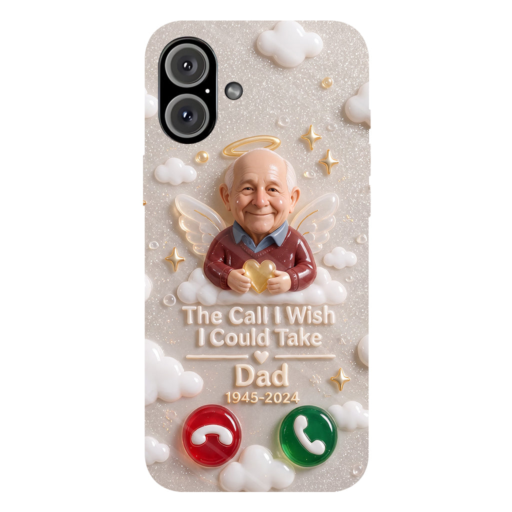 The Call I Wish I Could Take - Personalized Memorial Clear Phone Case