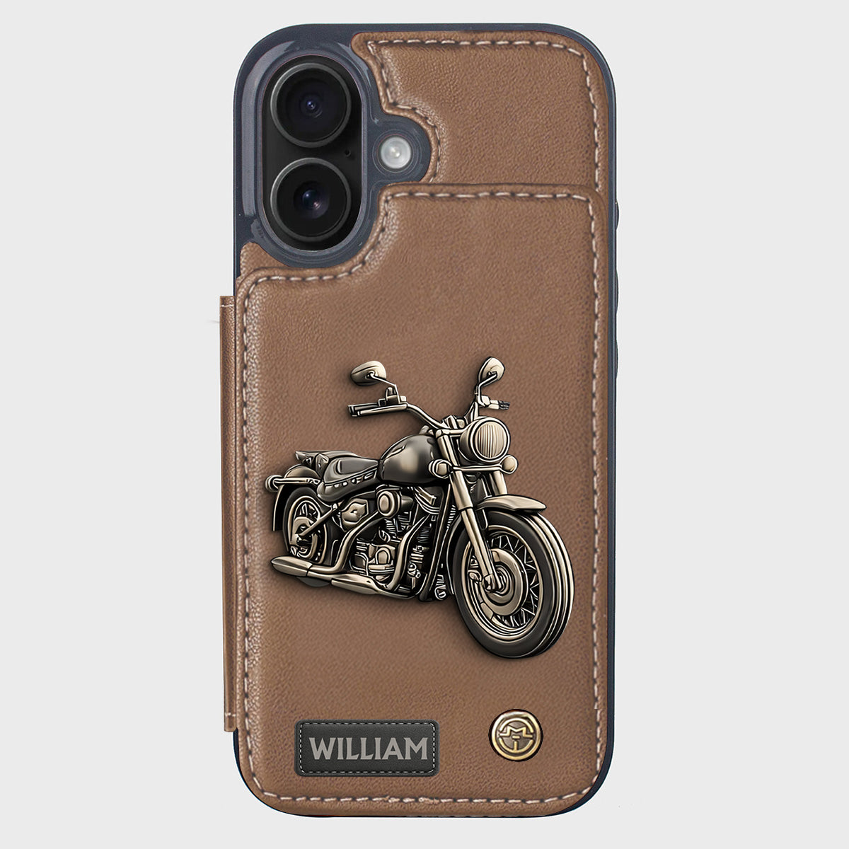Étui portefeuille personnalisé pour motard passionné