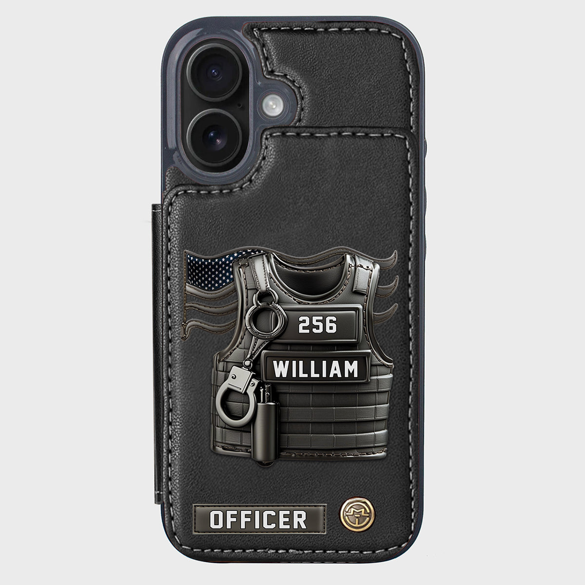 Dienen und Schützen – Personalisierte Handyhülle im Polizei-Look