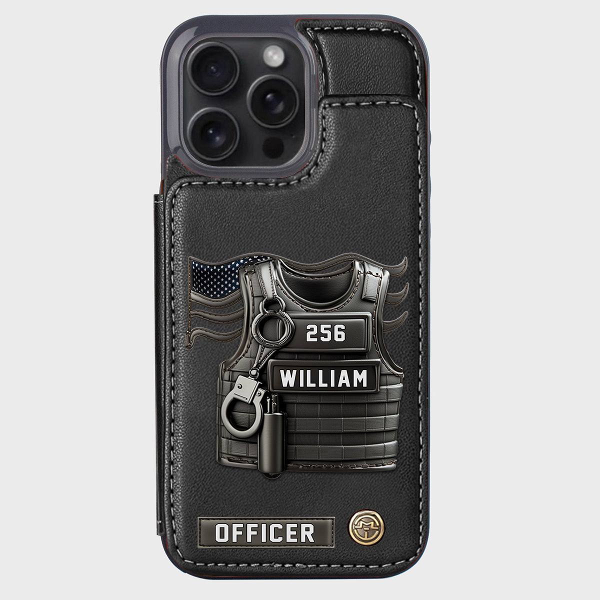 Dienen und Schützen – Personalisierte Handyhülle im Polizei-Look
