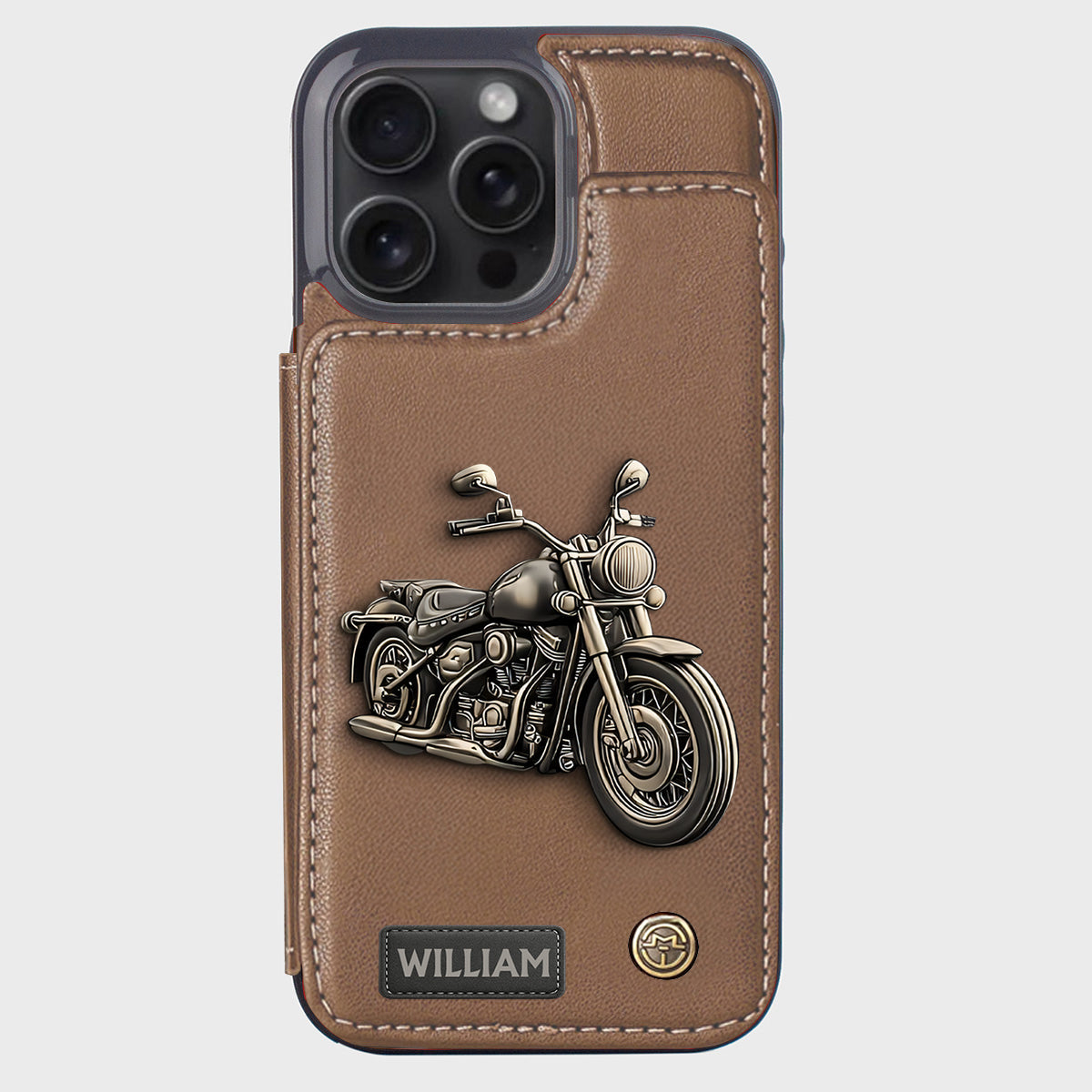 Étui portefeuille personnalisé pour motard passionné