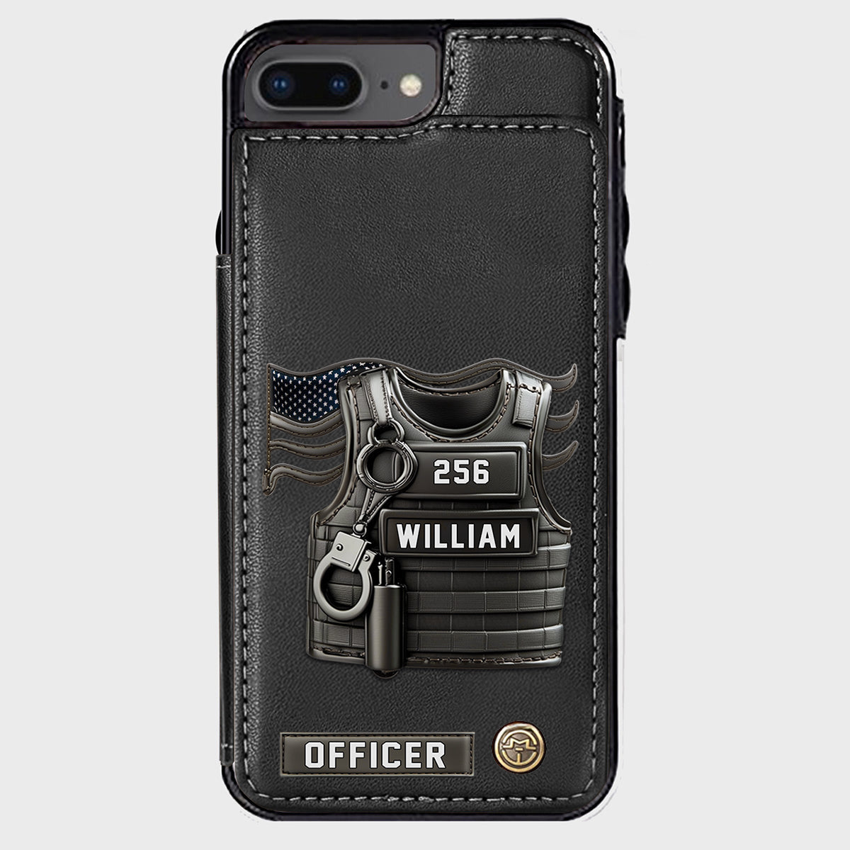 Dienen und Schützen – Personalisierte Handyhülle im Polizei-Look