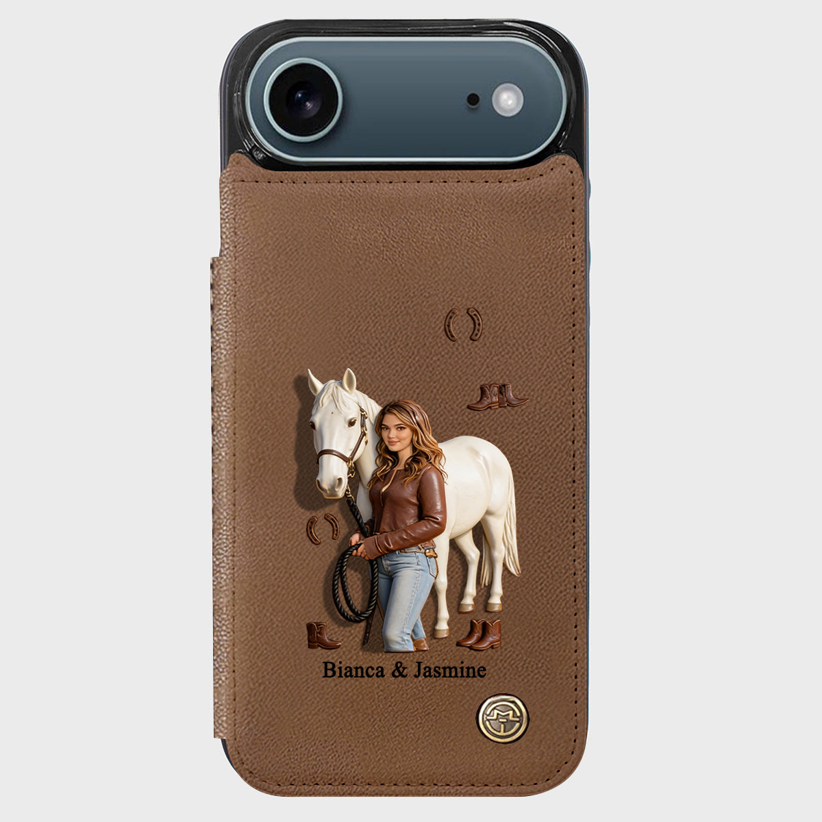 Horse Girl - Personalized Horse Wallet Phone Case