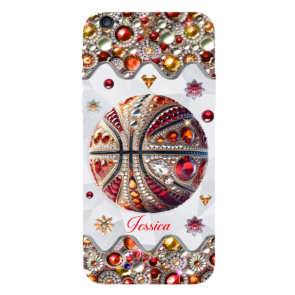 Passionné de basketball - Coque de téléphone personnalisée avec imprimé intégral de basketball