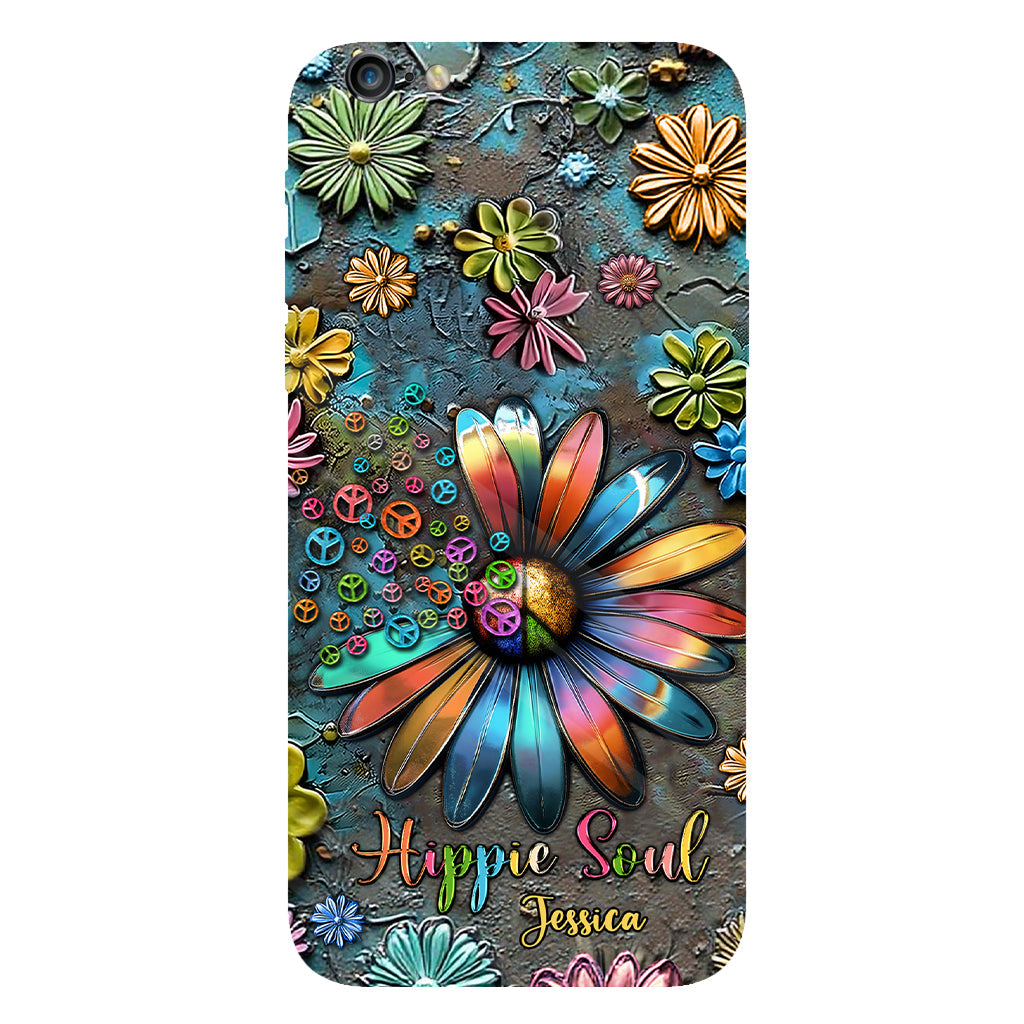 Hippie Soul – Personalisierte Handyhülle mit Hippie-Vollbilddruck