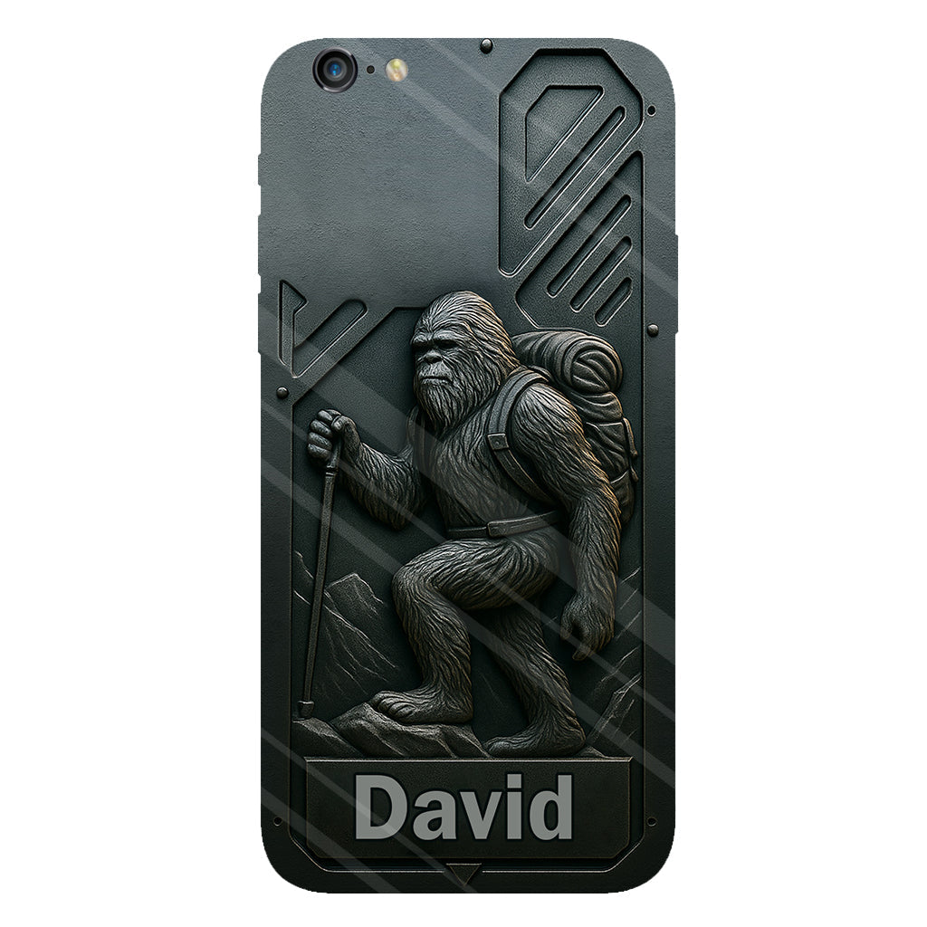 Sasquatch - Coque de téléphone personnalisée avec motif intégral de randonnée