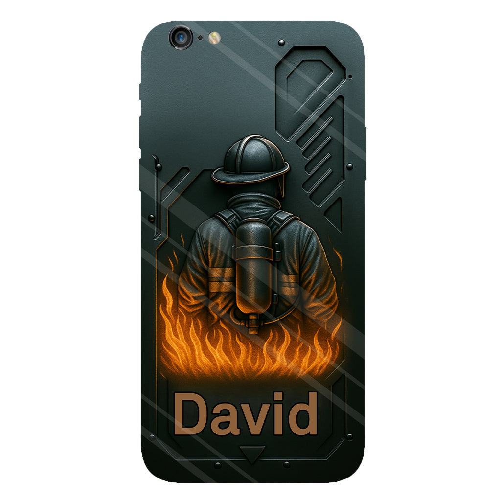 The Strone One - Coque de téléphone personnalisée avec impression intégrale sur le thème des pompiers