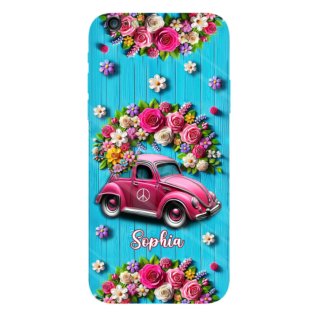 Hippie Soul – Personalisierte Handyhülle mit Hippie-Vollbilddruck