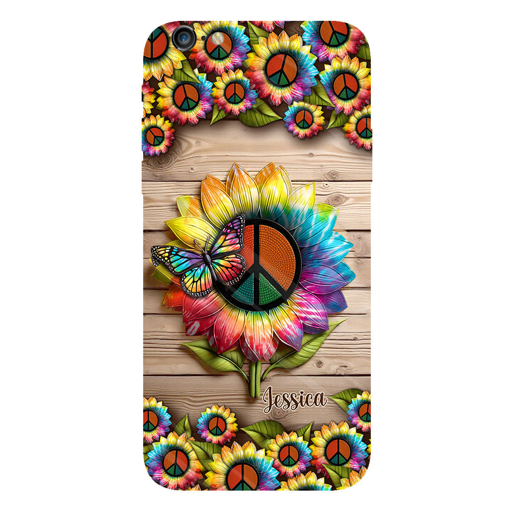 Hippie Soul – Personalisierte Handyhülle mit Hippie-Vollbilddruck