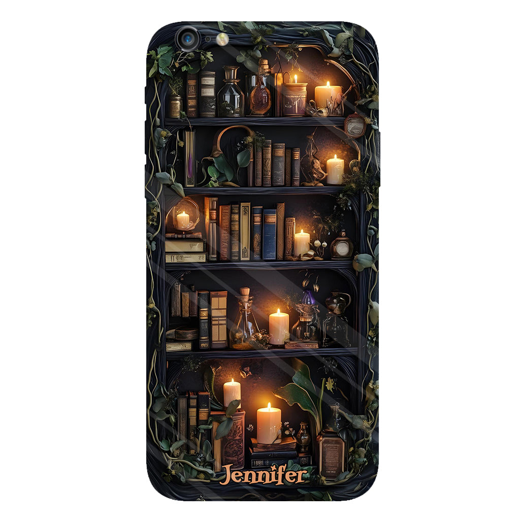 Bookself - Étui de téléphone personnalisé avec livre imprimé intégralement