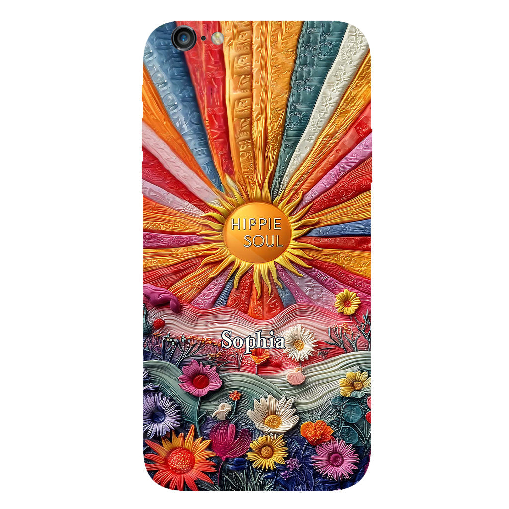 Coque de téléphone personnalisée Hippie Soul - Motif hippie intégral