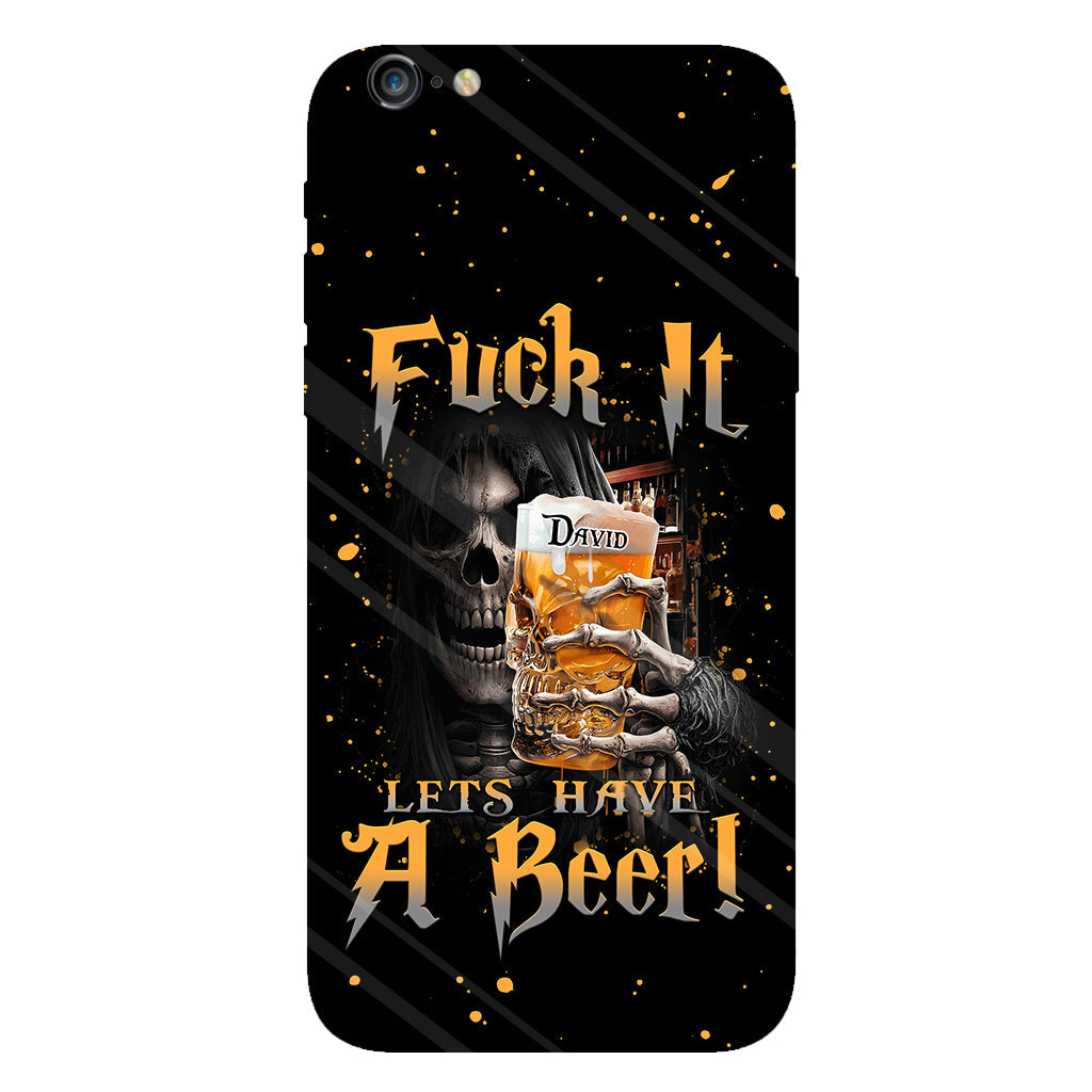Prenons une bière ! - Coque de téléphone personnalisée avec impression intégrale sur le thème de la bière
