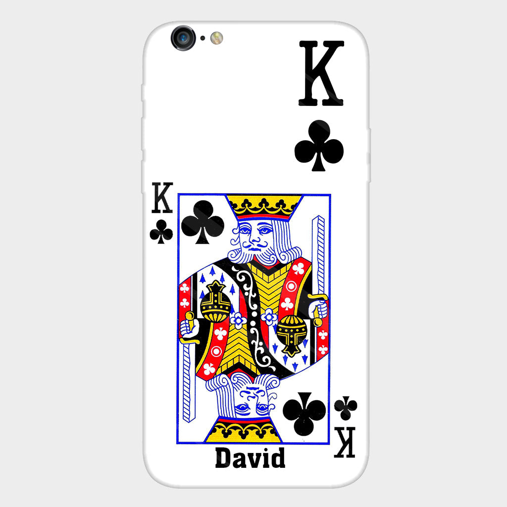King And Queen - Personalized Couple Full Print Phone Case