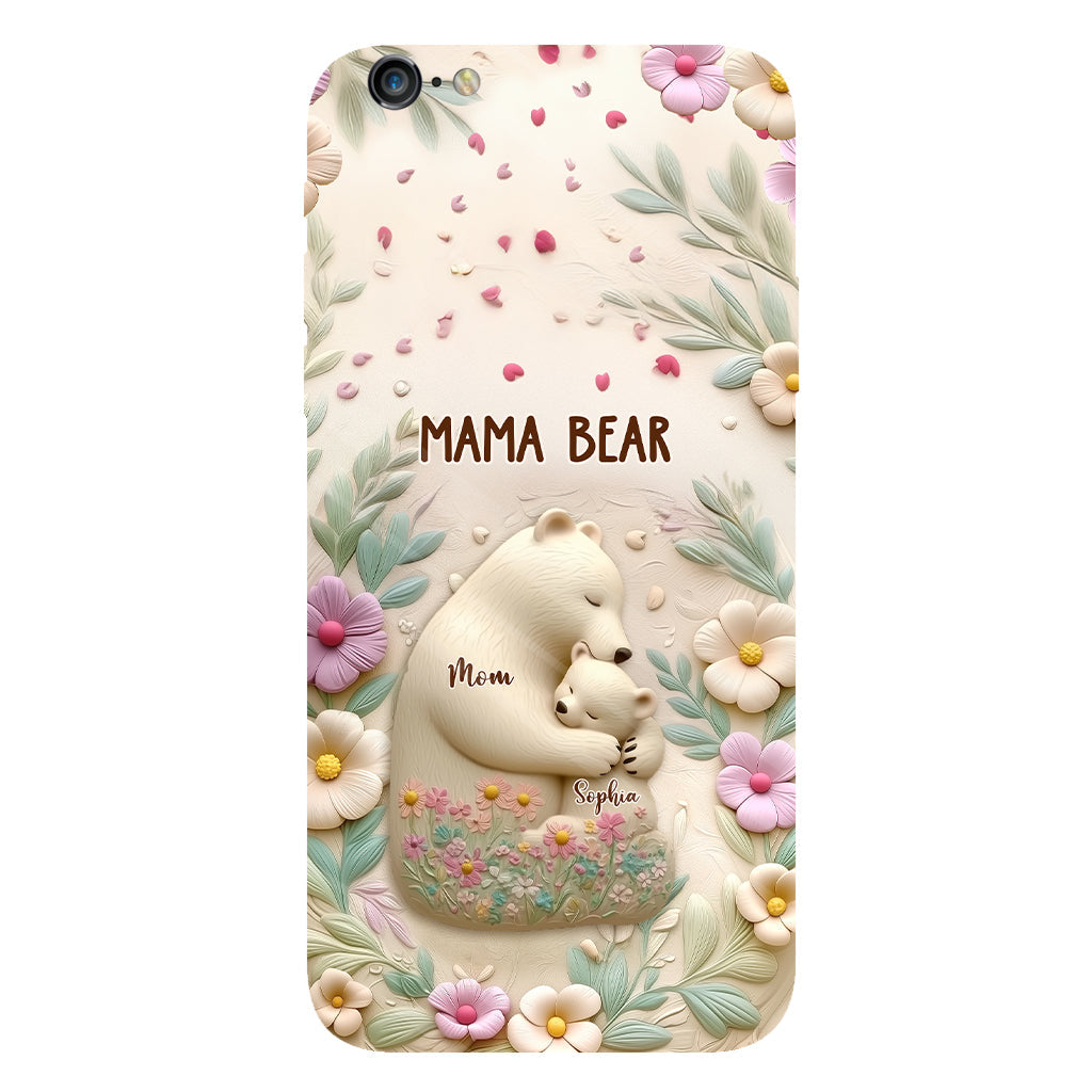 Mama Bear - Personalized Mother Full Print Phone Case