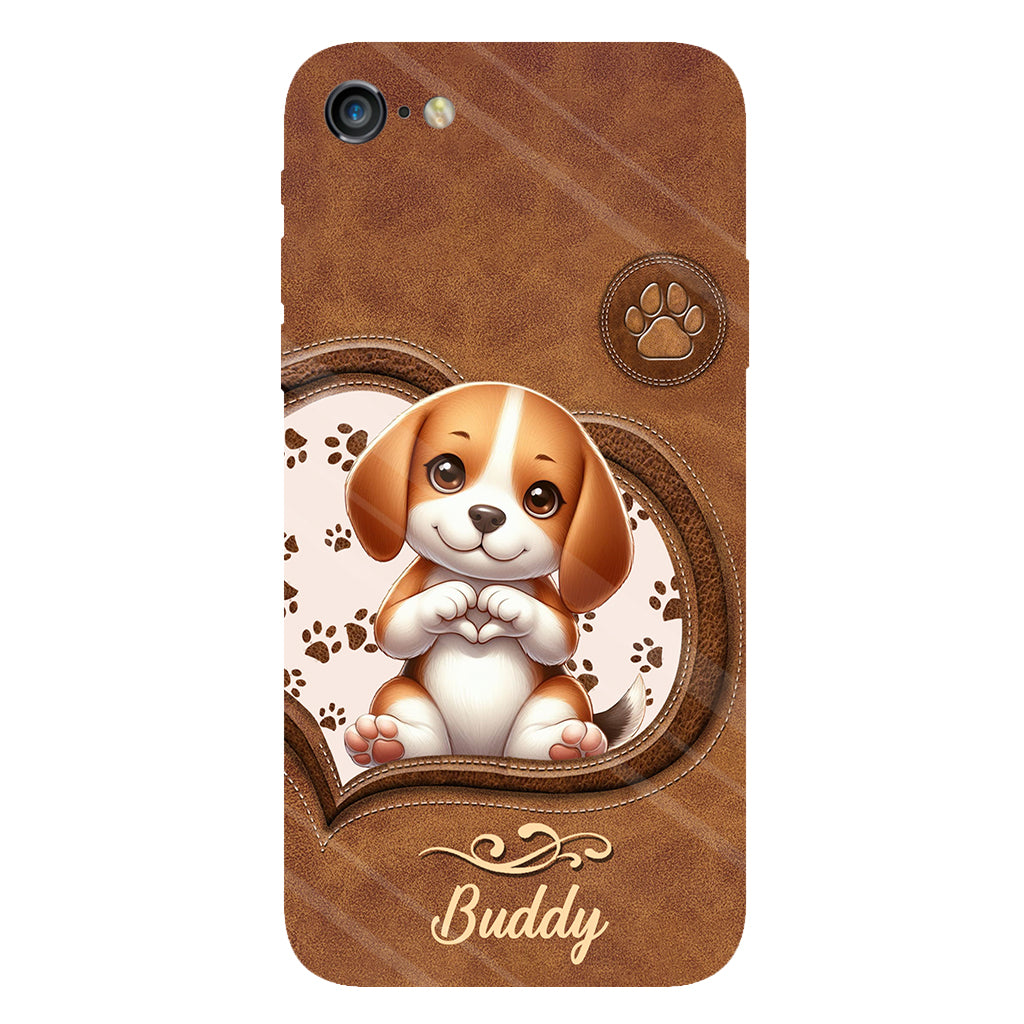 Adorables chiens - Coque de téléphone personnalisée avec imprimé intégral de chien
