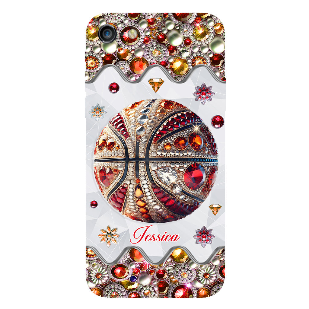 Passionné de basketball - Coque de téléphone personnalisée avec imprimé intégral de basketball