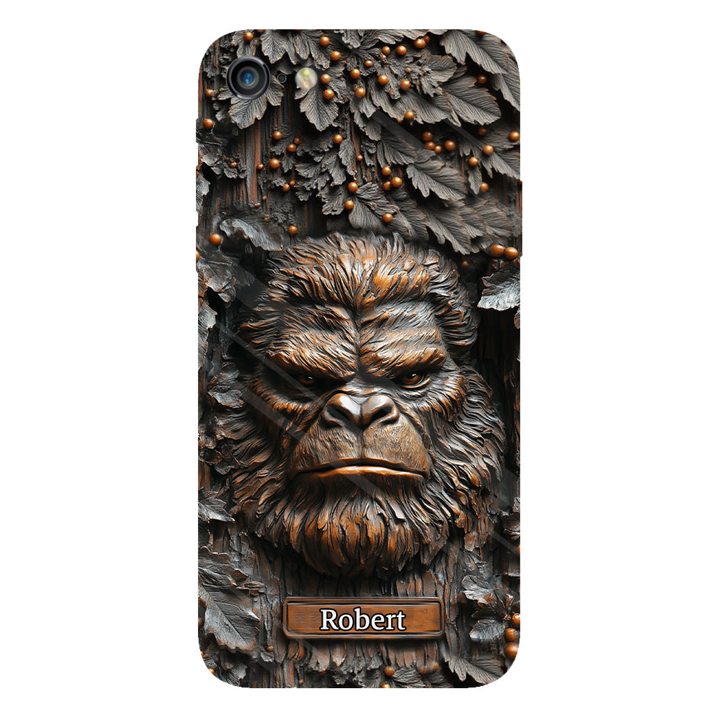 Sasquatch - Coque de téléphone personnalisée avec motif intégral pour le camping