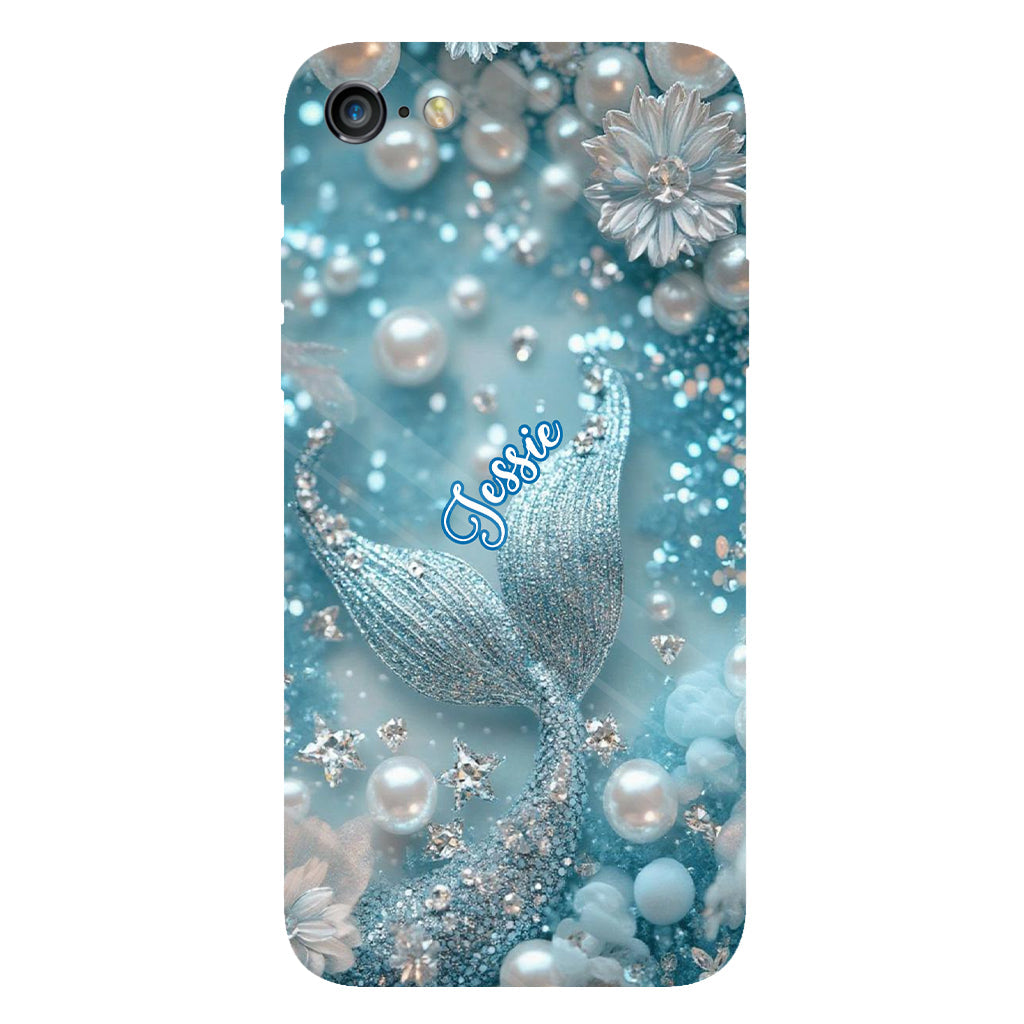 Petite plage salée - Coque de téléphone personnalisée pour amoureux de la mer avec impression intégrale