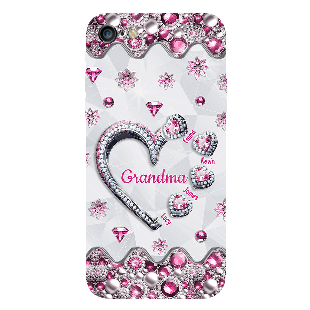 Grandma's Sweethearts Gift For Grandma, Mom,.. - Personalized Grandma Full Print Phone Case