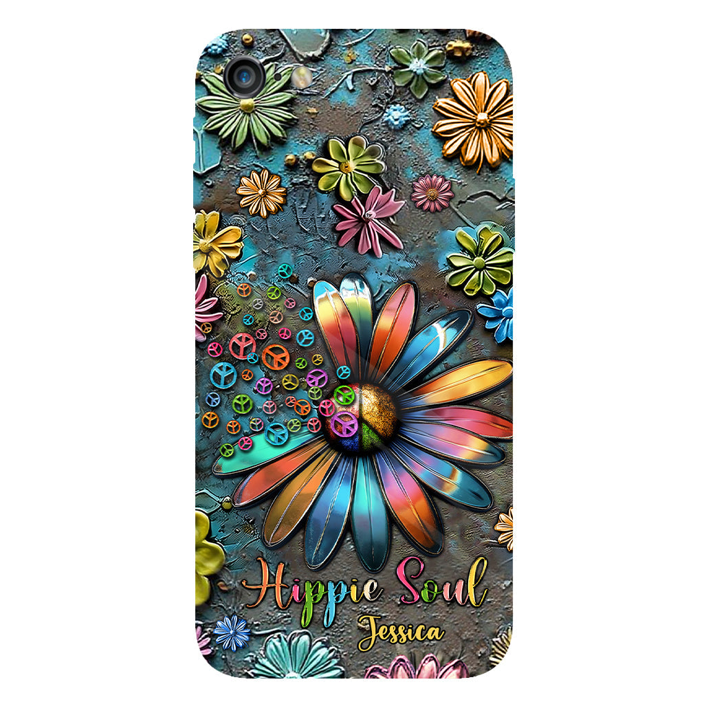 Hippie Soul – Personalisierte Handyhülle mit Hippie-Vollbilddruck
