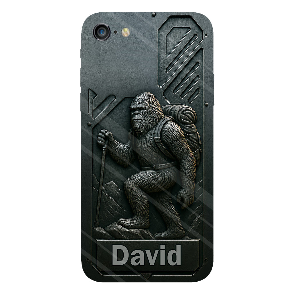 Sasquatch - Coque de téléphone personnalisée avec motif intégral de randonnée