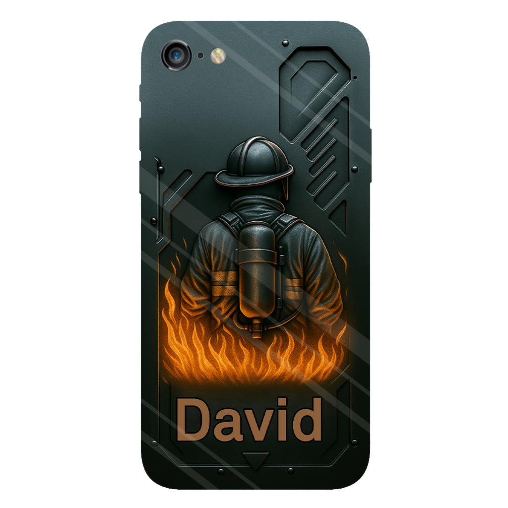 The Strone One - Coque de téléphone personnalisée avec impression intégrale sur le thème des pompiers
