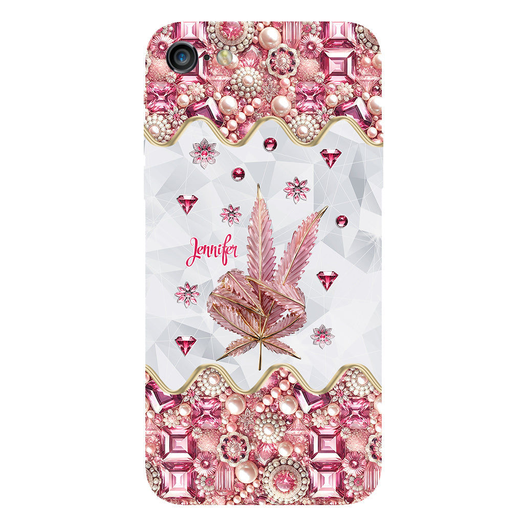 Il y a toujours du cannabis quelque part - Coque de téléphone et support de téléphone personnalisés avec impression intégrale -