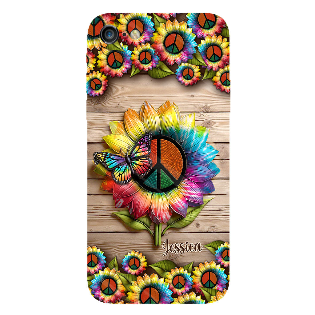 Hippie Soul – Personalisierte Handyhülle mit Hippie-Vollbilddruck