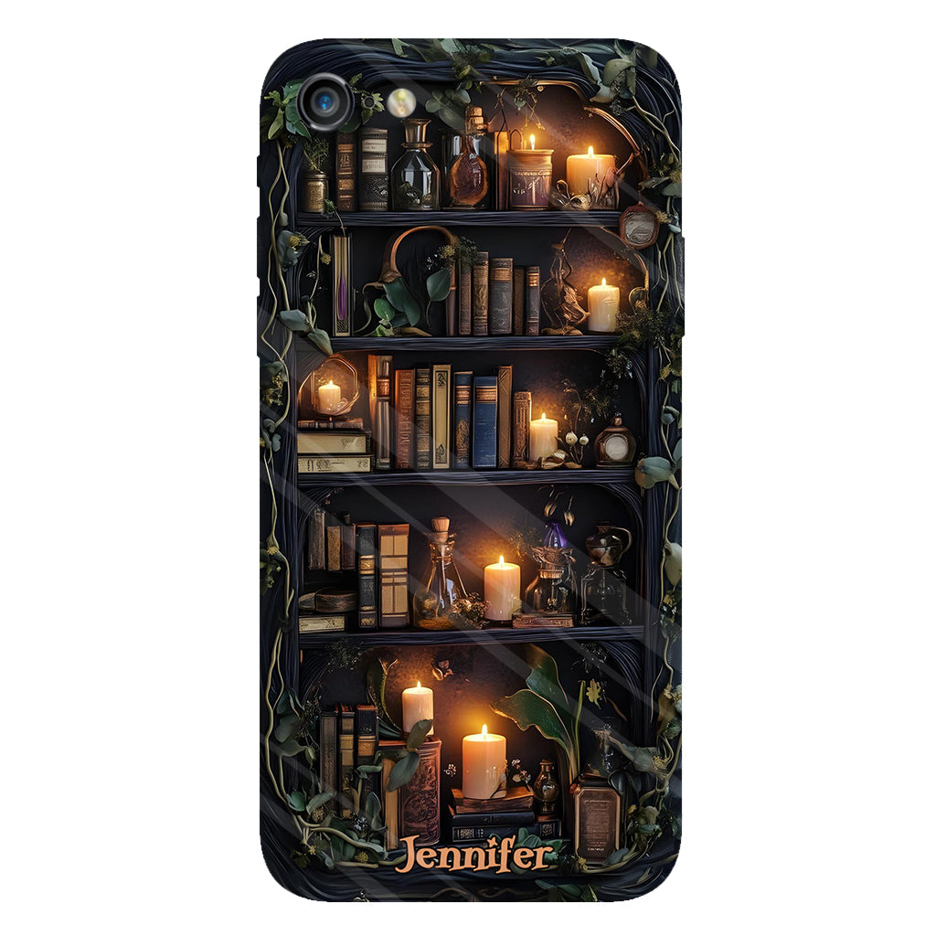 Bookself - Étui de téléphone personnalisé avec livre imprimé intégralement